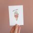 postcard ansichtkaart ijs Icecream sweet cute illustration